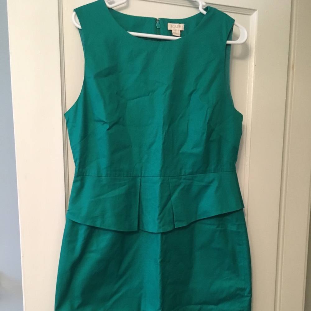J. Crew Peplum Shift Dress